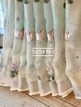 Ombre Dyed Pure alrnin with pichwai embroidery