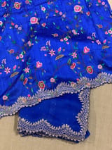Pure Organza Handwork Saree with heavy Designer Blouse