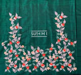 Ruby Pink Banarasi Jute Tissue stripes saree DSCL042