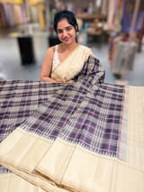 Burberry Style Vintage Checks kanjeevaram SS50164