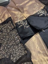 Gold Tissue Designer Hand work Saree SS50231