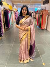 Pink Handloom Tissue