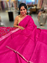 Rani Pink Tussar with fusion blouse SS50457