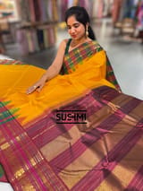 Mustard Vintage Kanjeevaram Saree SS50153