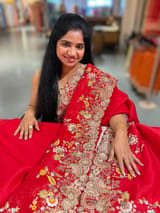 Anita Dongre inspired heavy handwork Saree