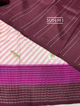 Designer Ikkath Printed Silk Saree