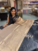 Gold Tissue Designer Hand work Saree SS50231