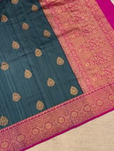 Pure handloom Banarasi Tussar Saree