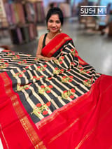 Printed Kanjeevaram soft silk saree : S62F125