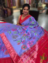 Pure Handloom Allover Pythani Saree
