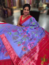 Pure Handloom Allover Pythani Saree