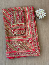 Designer Printed Crepe Silk Saree