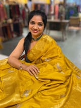 Mustard Kanchi Soft Drape Saree SS50200