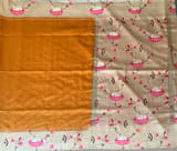 Kanchi designer soft silk saree with pichwai printed border. SS50368