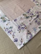 Light Lilac kanchi Brocade Saree with printed border SS50501