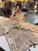 Mauve undertone Beige kanchi Tissue