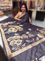 Black  Ektara Banarasi Designer Silk  SAREE