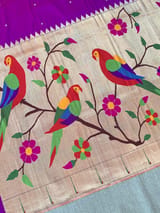 Purple Pure Paithani lehanga : S62F132
