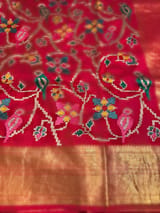 Red Kanjeevaram soft silk with embroidery SS50125