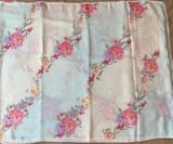 Ombre dyed Floral printed lenin
