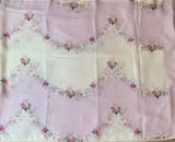 Ombre Dyed Floral Printed Pure Linen Saree