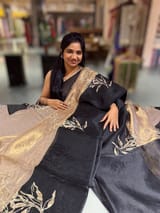 Gold Tissue Designer Hand work Saree SS50231