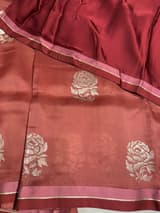 Terracota Color Pure Organza with embroidery SS50288