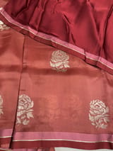 Terracota Color Pure Organza with embroidery SS50288