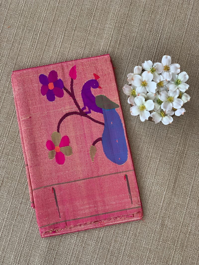 Pure Handloom Pythani Tissue blouse