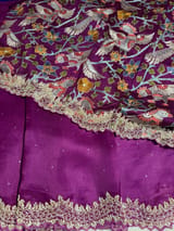 Pure Organza Handwork Saree with heavy Designer Blouse