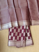 Winish Brown Banarasi chinia brocade saree SS5096