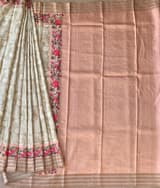 Earthy Tone kanchi soft silk  printed saree SS50371
