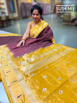 Brown Gadwal Paithani Saree : S62F182