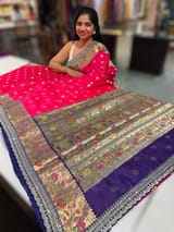 Reddish Pink Designer Silk kota saree SS50528