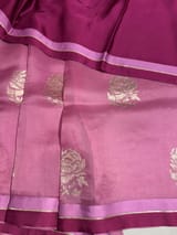 Rose Pink Pure Organza with embroidery SS50289