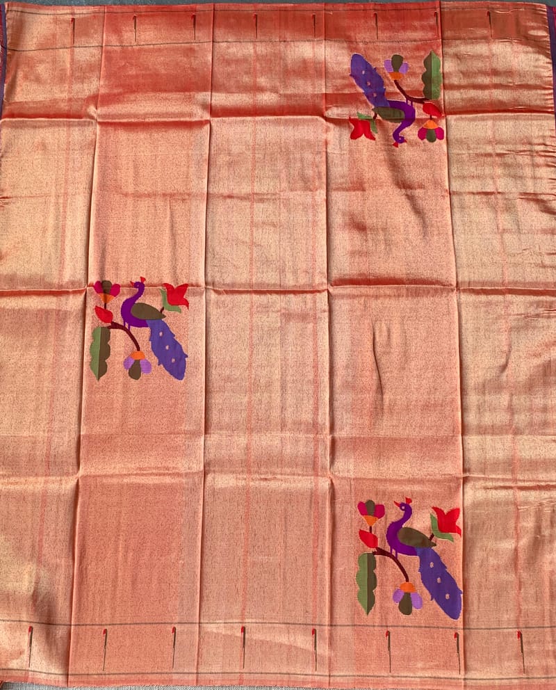 Pure Handloom Pythani Tissue blouse