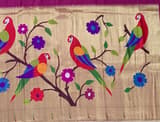 Wine Pure Paithani lehanga : S62F131
