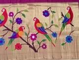Wine Pure Paithani lehanga : S62F131