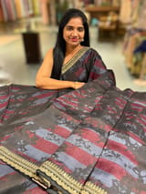 Pure Organza saree with sabhyasachi borders SS50522