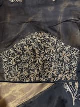 Gold Tissue Designer Hand work Saree SS50231