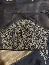 Gold Tissue Designer Hand work Saree SS50231