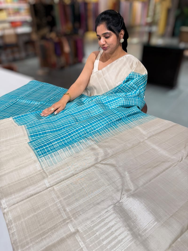 Burberry Style Vintage Checks kanjeevaram