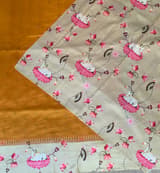 Kanchi designer soft silk saree with pichwai printed border. SS50368