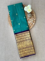 Emerald Green vintage kanjeevaram saree : S62F158