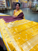 Brown Gadwal Paithani Saree : S62F182