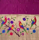 Wine Pure Paithani lehanga : S62F131
