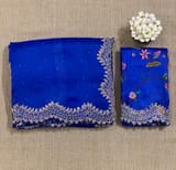 Pure Organza Handwork Saree with heavy Designer Blouse