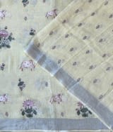 Pure Lenin with pichwai Embroidery