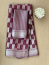 Winish Brown Banarasi chinia brocade saree SS5096