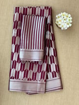 Winish Brown Banarasi chinia brocade saree SS5096